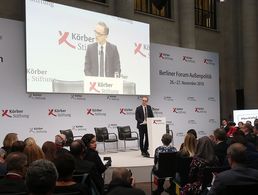 Außenminister Heiko Maas auf dem Berliner Forum Außenpolitik der Körber Stiftung. Foto: dpa