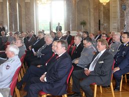 Zahlreiche Gäste aus Politik, Gesellschaft und Militär kamen zum Jahresempfang des Landesverbands West in Wiesbaden. Foto: hws