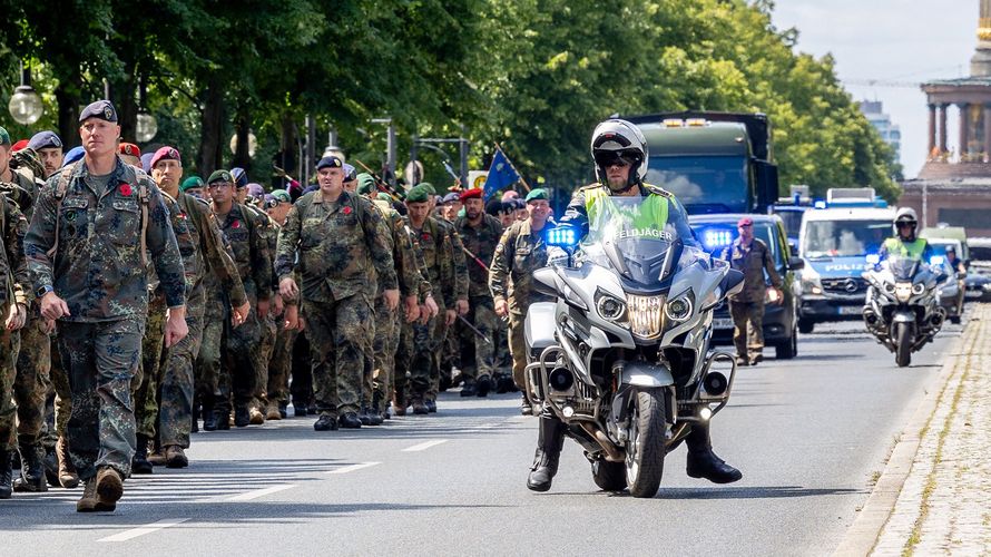Die Polizeizulage ist jetzt ruhegehaltsfähig - und damit auch die Feldjägerzulage der Bundeswehr. Archivbild: DBwV/Yann Bombeke