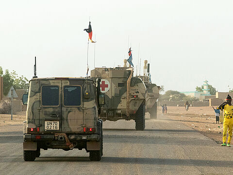 Eine Patrouille der Bundeswehr in Mali: Das sicherheitspolitische Umfeld in dem westafrikanischen Krisenstaat ist zuletzt immer instabiler geworden. Foto: Bundeswehr