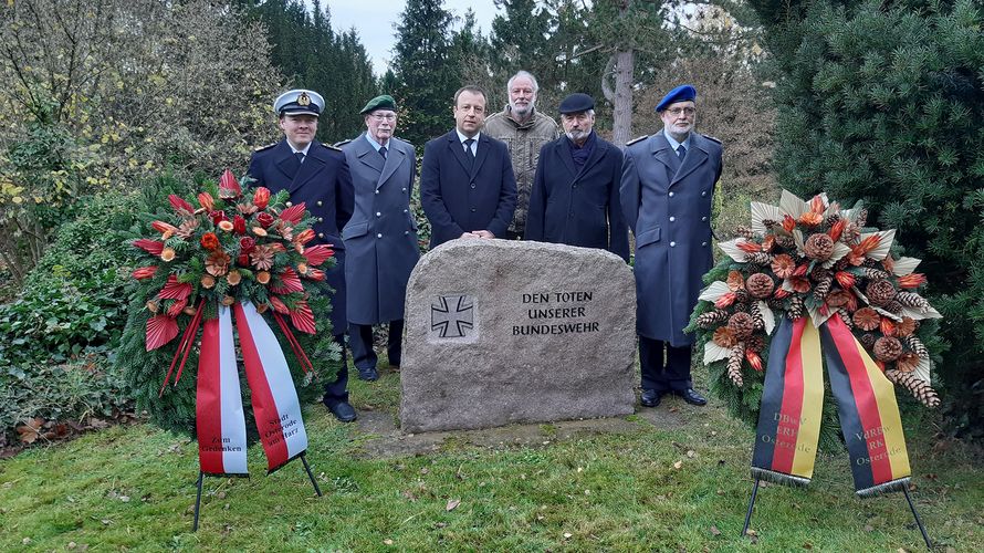 Nach einer Pandemie-bedingten Zwangspause konnte zum Volkstrauertag wieder eine Gedenkveranstaltung in Osterode durchgeführt werden. Foto: DBwV