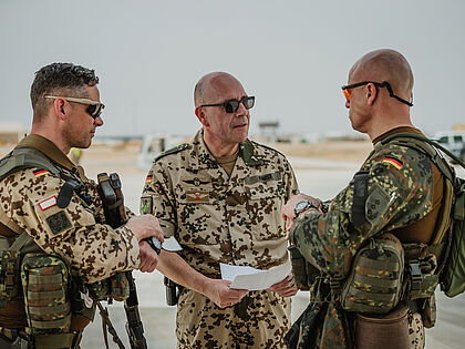 Deutsche Soldaten im Einsatz in Jordanien. Foto: Bundeswehr/Jana Neumann