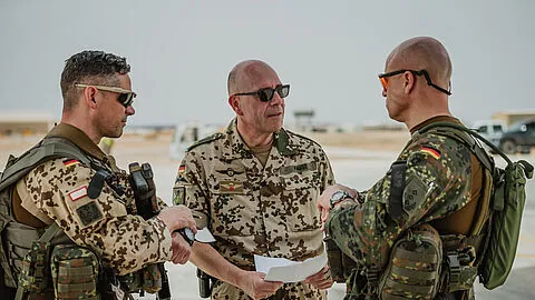Deutsche Soldaten im Einsatz in Jordanien. Foto: Bundeswehr/Jana Neumann