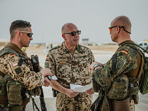 Deutsche Soldaten im Einsatz in Jordanien. Foto: Bundeswehr/Jana Neumann