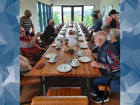Diepholz: Die Kaffeetafel bot einen gemütlichen Rahmen. Foto: DBwV
