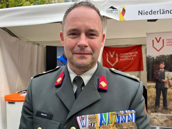 Lieutenant Nick Wentink von den niederländischen Streitkräften. Foto: DBwV/Fank Jungbluth