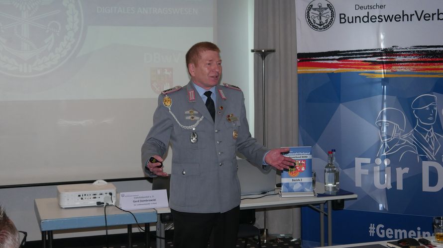 Über die Verbandspolitik informierte Gerd Dombrowski. Foto: LV Nord