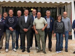 Der kaufmännische Geschäftsleiter Christian Singer empfing die Mandatsträger der StoKa Ingolstadt unter Vorsitz von Christian Lender (2. in rechts) auf der Bundesgeschäftsstelle des DBwV. Foto: Christian Lender