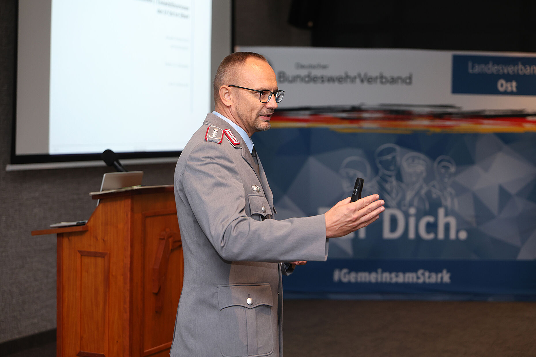 Oberst i.G. Sven Zickmantel, Leiter BMVg SK I 6. Foto: DBwV/Yann Bombeke