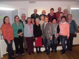 Jacqueline Steinberg (5.v.l.) mit den Besuchern der KERH Garmisch – Partenkirchen Foto: DBwV 