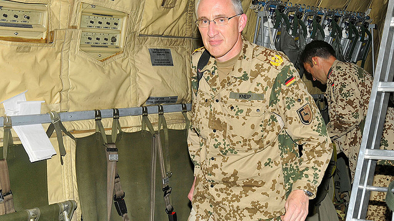 Schnelle Rückkehr nach Afghanistan: Nur wenige Monate nach dem Anschlag ging Kneip wieder in den Einsatz. Foto: Bundeswehr