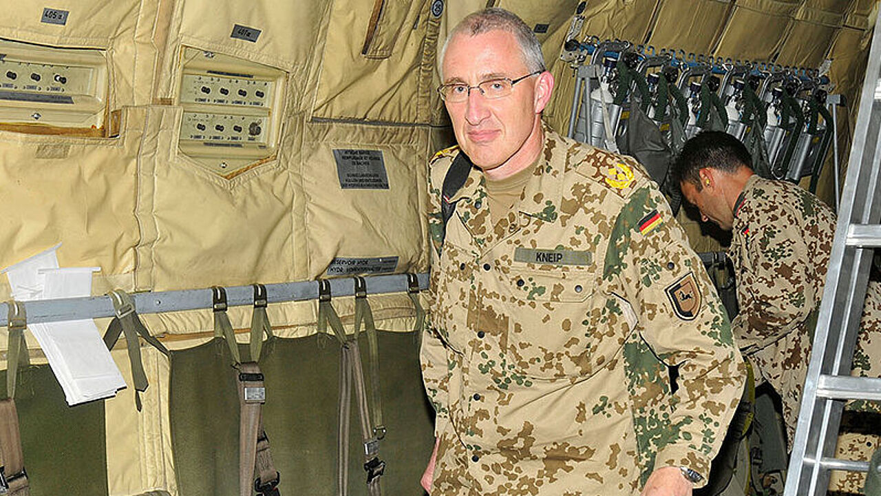 Zurück im Einsatz: Kurz nach dem Anschlag kehrte Generalmajor Markus Kneip zurück nach Afghanistan. Foto: Bundeswehr