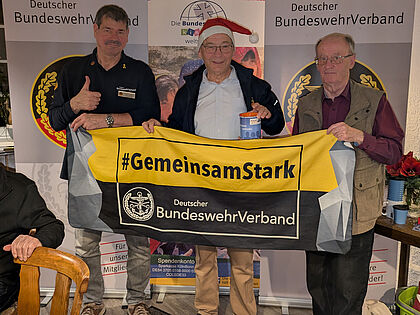 In Gießen sammelten die Ehemaligen zu Gunsten der Soldaten und Veteranenstiftung (SVS). Foto: KERH Gießen