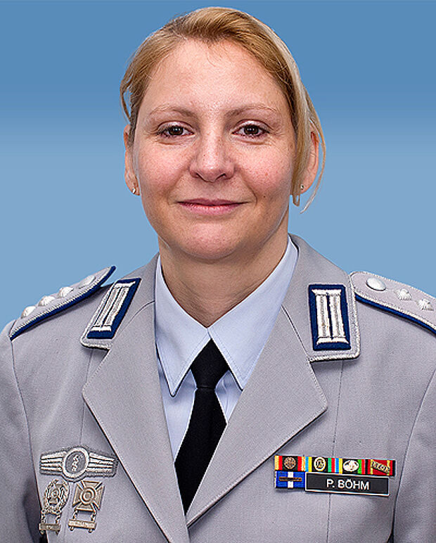 Stellvertretende Vorsitzende Sanitätsdienst, Hauptmann Petra Böhm