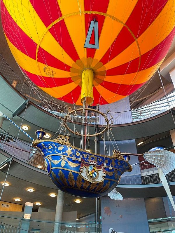 Eines der beeindruckenden Exponate des Ballonmuseums. Foto: KERH Augsburg