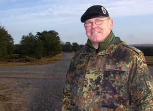 Oberst Jochen Geck, Standortältester der Generalfeldmarschall-Rommel-Kaserne in Augustdorf. Foto: DBwV/Vieth