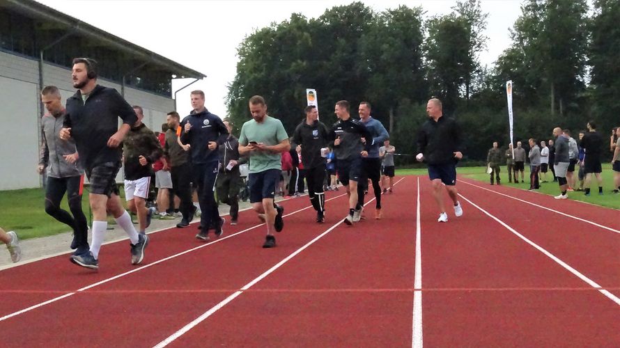 Aktiv für eine gute Sache, Läufer der Bundeswehr zeigten Spitzenleistungen. Foto: privat
