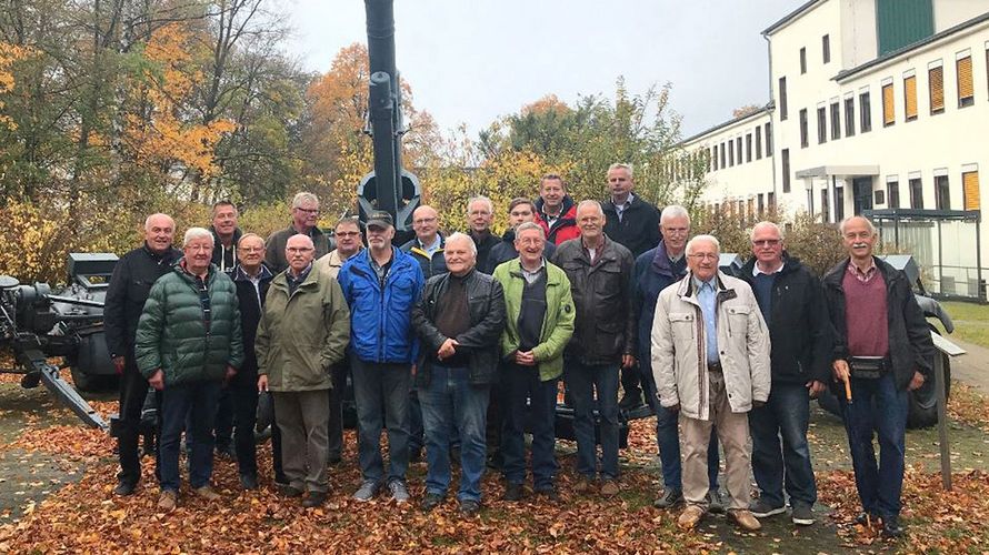 Gifhorner Ehemalige zu Besuch ei der Firma Rheinmetall in Unterlüß. Foto: DBwV/LV Nord