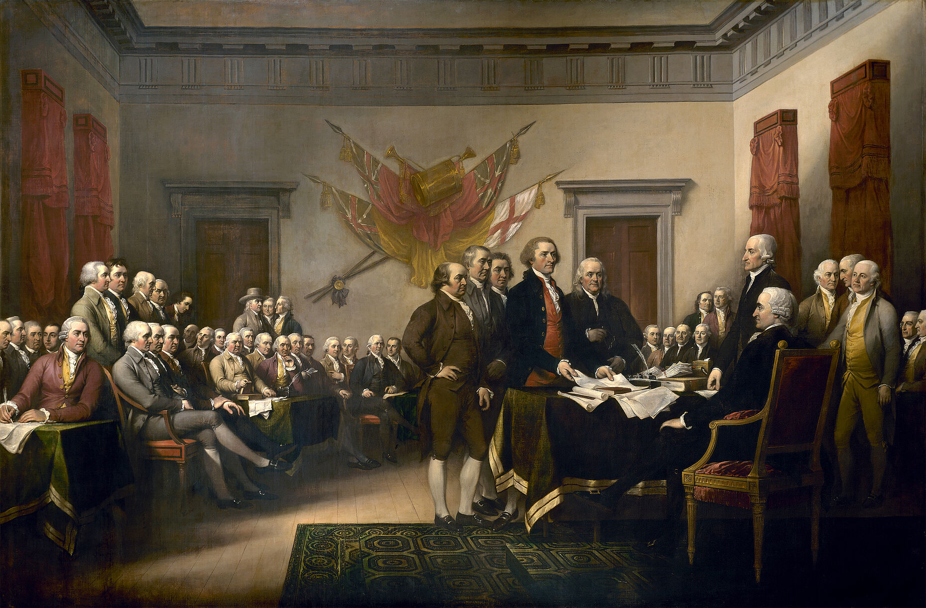 Mit der Unabhängigkeitserklärung von 1776 legten die Vereinigten Staaten den Grundstein für ihren Aufstieg von 13 Kolonien zu einer globalen Macht. Foto: Wikipedia