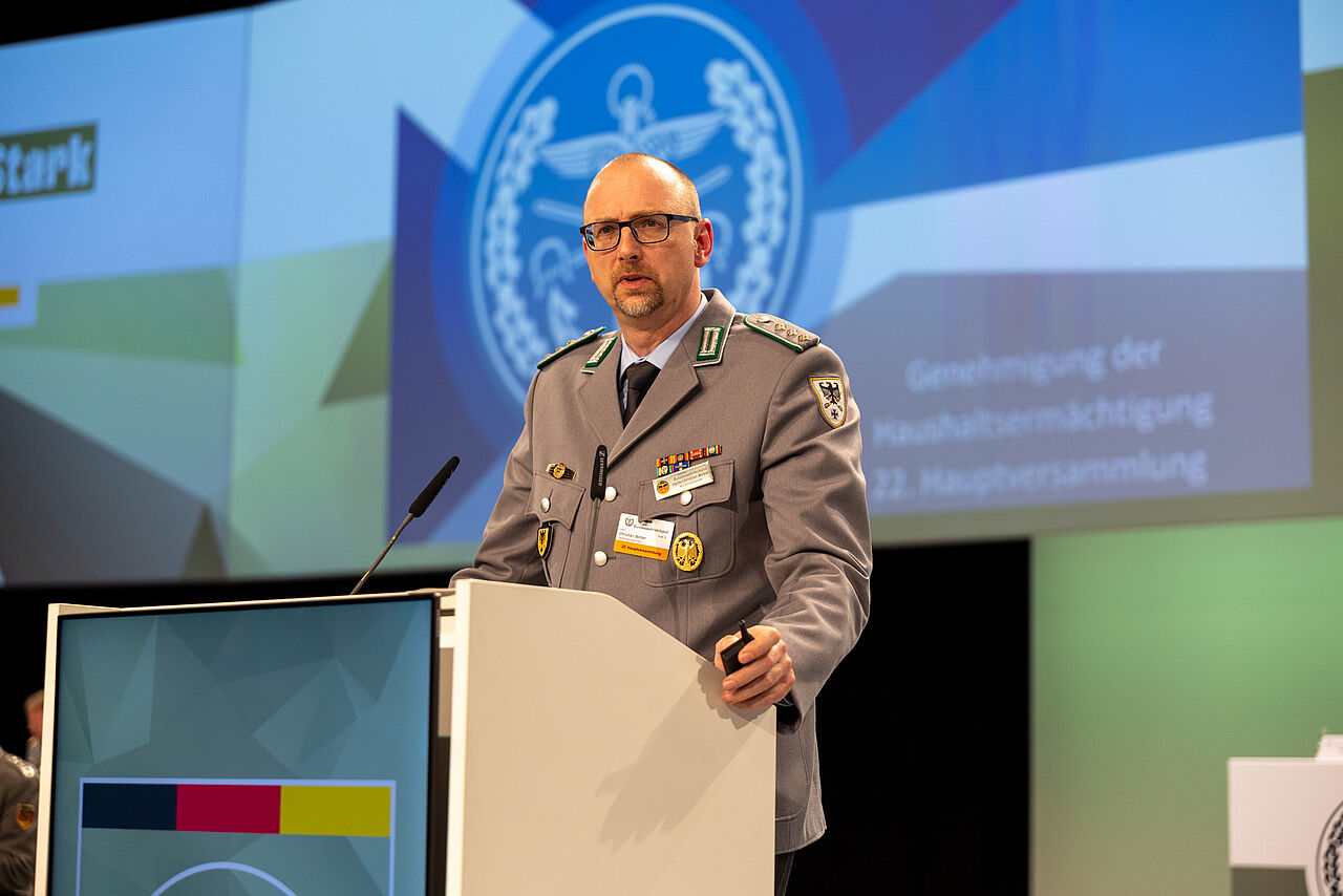 Tag 3 - Impressionen der Hauptversammlung 2025. Foto: DBwV/Yann Bombeke