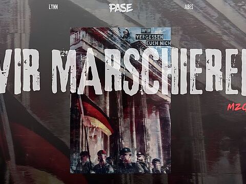 „Wir marschieren“ heißt der Veteranen-Song des Künstlers PASE. Foto: privat