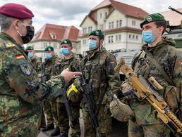 Auch unter den Bedingungen der Corona-Pandemie geht die Ausbildung im Heer weiter. Foto: Bundeswehr/Marco Dorow