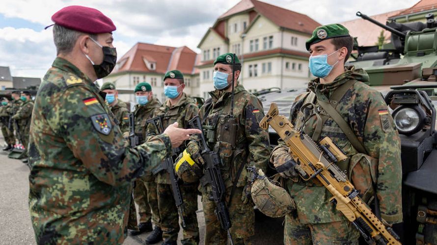 Auch unter den Bedingungen der Corona-Pandemie geht die Ausbildung im Heer weiter. Foto: Bundeswehr/Marco Dorow