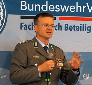 Oberst André Wüstner, Bundesvorsitzender des DBwV