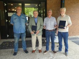 Jürgen Kanert, Horst Neumann, Andreas Priesemann und Rainer Gottschalk (v.l.) Foto: DBwV