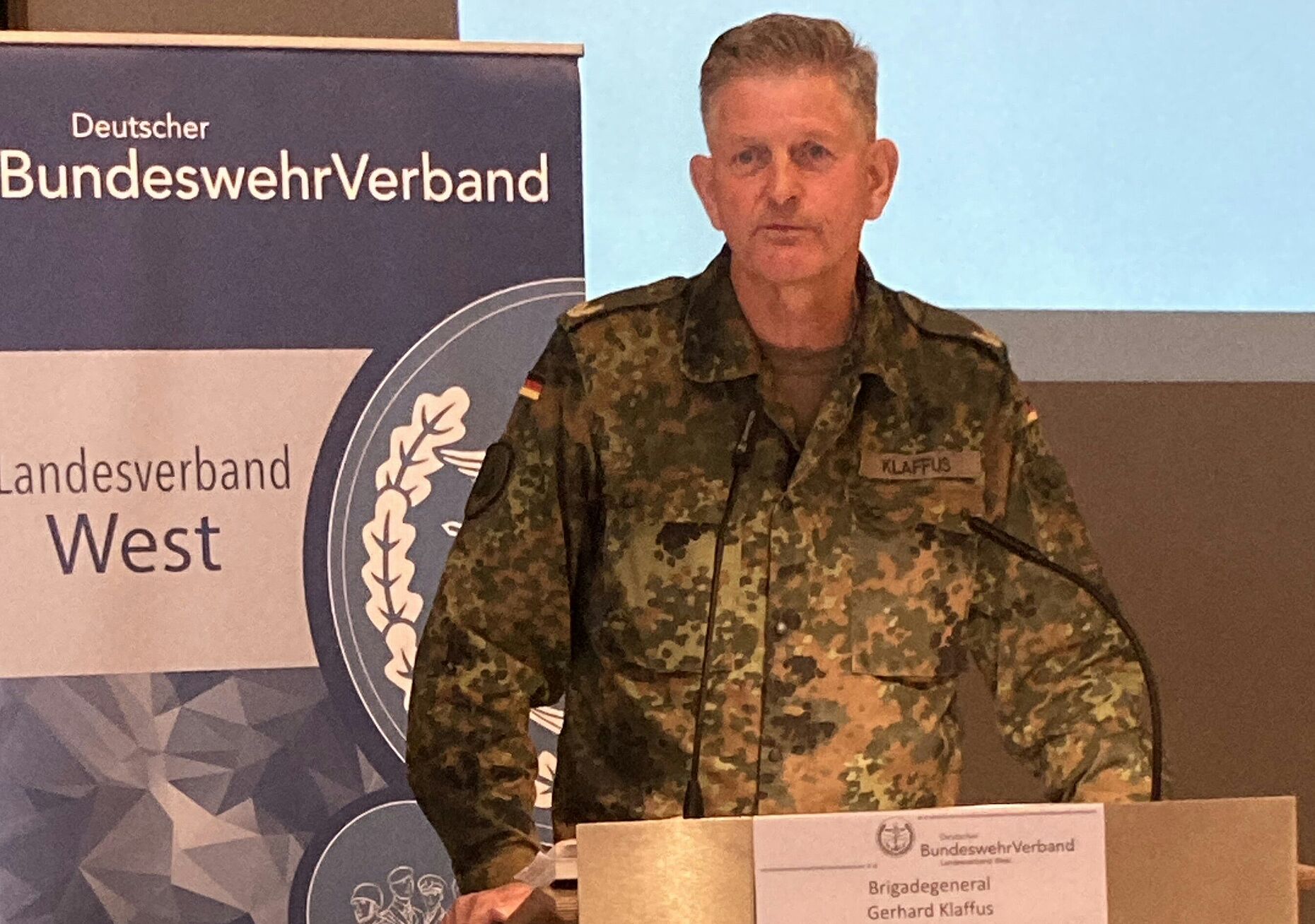 Brigadegeneral Gerhard Ernst-Peter Klaffus   Foto: Roland Sippmann