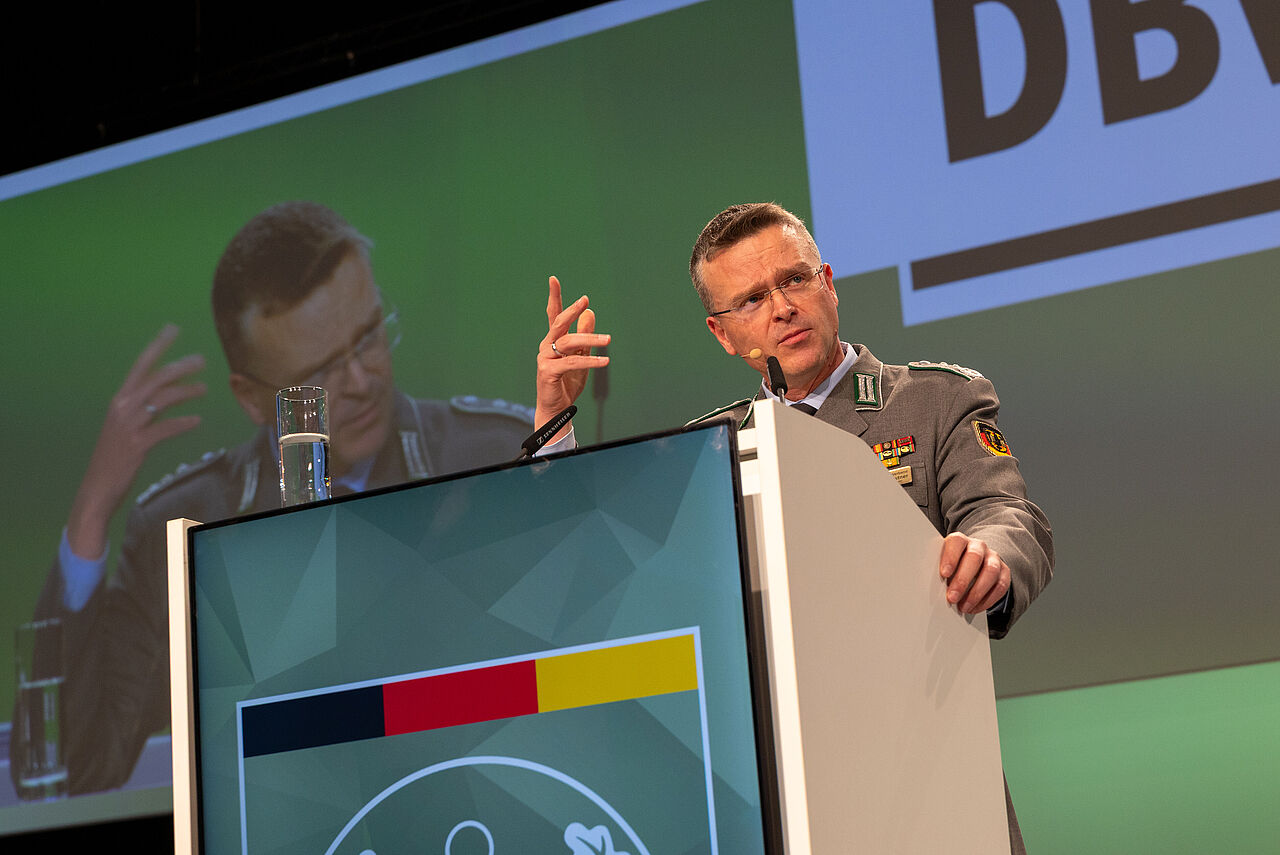 Tag 1- Impressionen der Hauptversammlung 2025. Foto: DBwV/Yann Bombeke