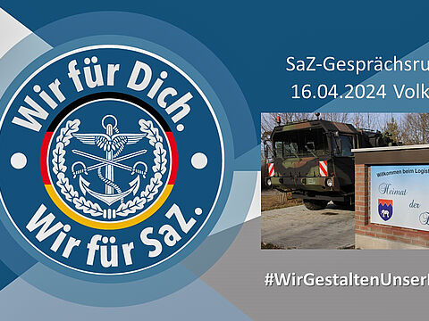Der SaZ-Beauftragte des Landesverbandes Süddeutschland möchte mit dem SaZ-Gespräch bei der sTruKa Mainfranken-Kaserne Volkach den Austausch mit den Zeitsoldaten intensivieren. Foto: Jürgen Schreier