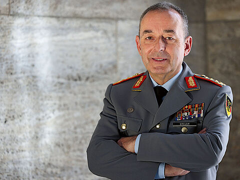 General Carsten Breuer ist seit März 2023 der 17. Generalinspekteur der Bundeswehr. Foto: Bundeswehr/Weinrich