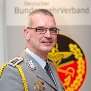 Oberstabsfeldwebel Stefan Weyer betreut nun von Deutschland aus die DBwV-Ansprechpartner Foto: DBwV/Bombeke
