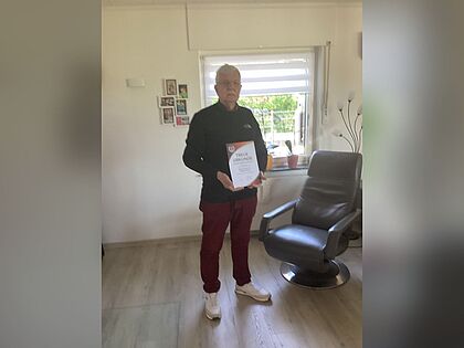 Wolfgang Wenzel hält dem Verband seit vier Jahrzehnten die Treue. Foto: DBwV