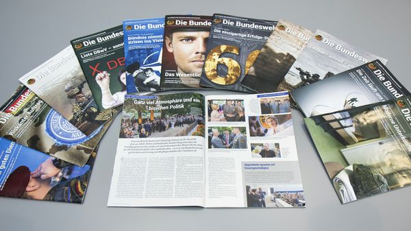 Magazine "Die Bundeswehr". Foto: DBwV/Darrelmann