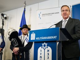 Die jüdische Militärseelsorge habe eine festen Platz in der Truppe, sagte Verteidigungsminister Pistorius. Foto: Gregor Matthias Zielke 