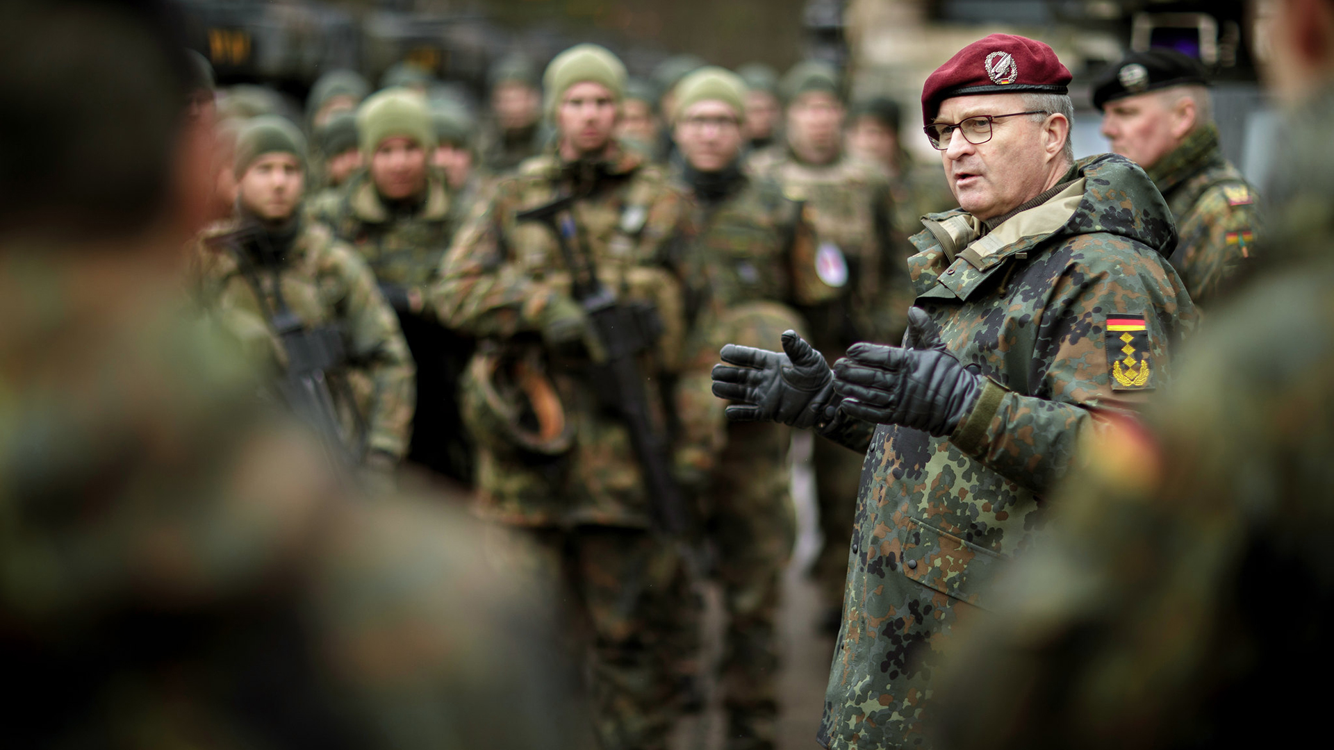 General Zorn bei einem Besuch der Bundeswehr im Jahr 2019. Archivfoto: Bundeswehr/photothek.net/Thomas Imo