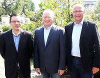 v.l.: Schwappacher,Hubert und Tadge